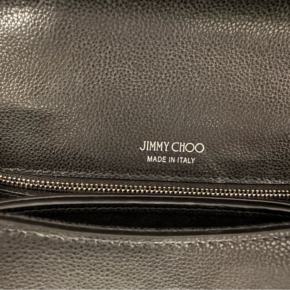 Jimmy Choo Black Satchel with Embellished Buckle - Picture 2 of 3